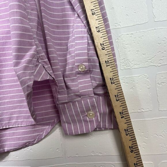 Duluth Trading Co Women’s Shirt size L Button Down Long sleeve Lavendar - Picture 7 of 14